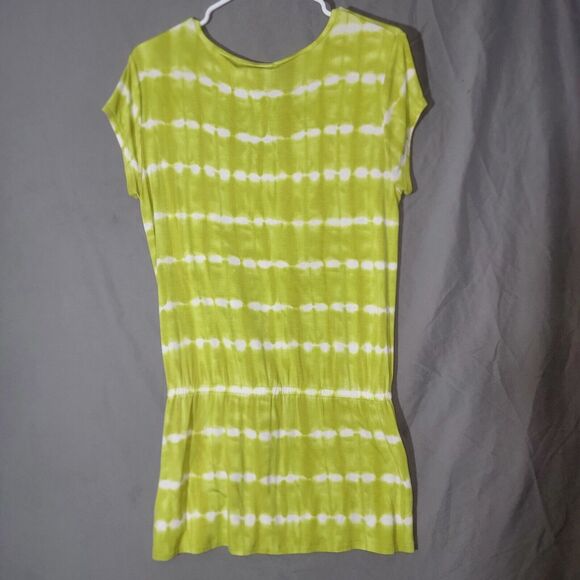 Michael Kors Lime Green Tunic Top Women's Size Small Soft Comfy Casual Chic - Picture 8 of 10